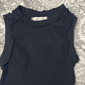 Free People Black Sleeveless Top